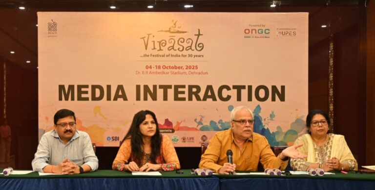देहरादून में 4 अक्टूबर से धूम मचाएगा विरासत आर्ट एंड हेरिटेज महोत्सव 2025